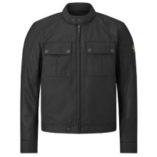 (3XL) Belstaff Temple Technical Nylon Textile Jacket Black