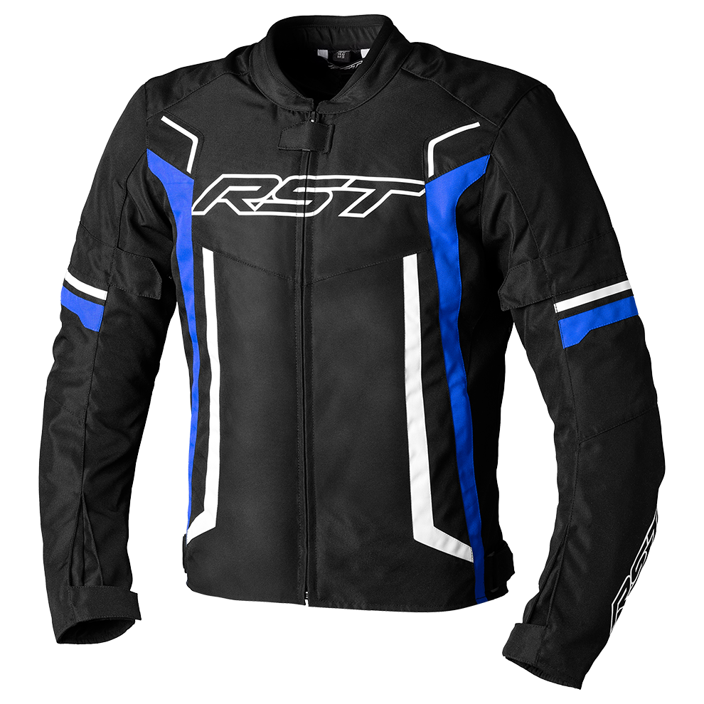 (Uk 42) Rst Pilot Evo Ce Textile Jacket Black / Blue / White Blue,White,Black 5056558112912