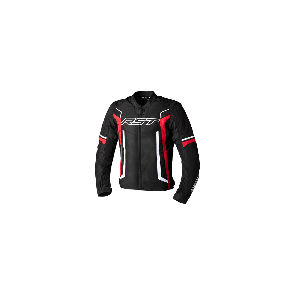 (Uk 48) Rst Pilot Evo Ce Textile Jacket Black / Red / White White,Black,Red 5056558113001