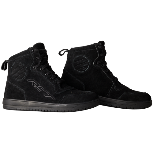 (EU 43) RST HiTop Moto Sneaker CE Boots Black Suede 2