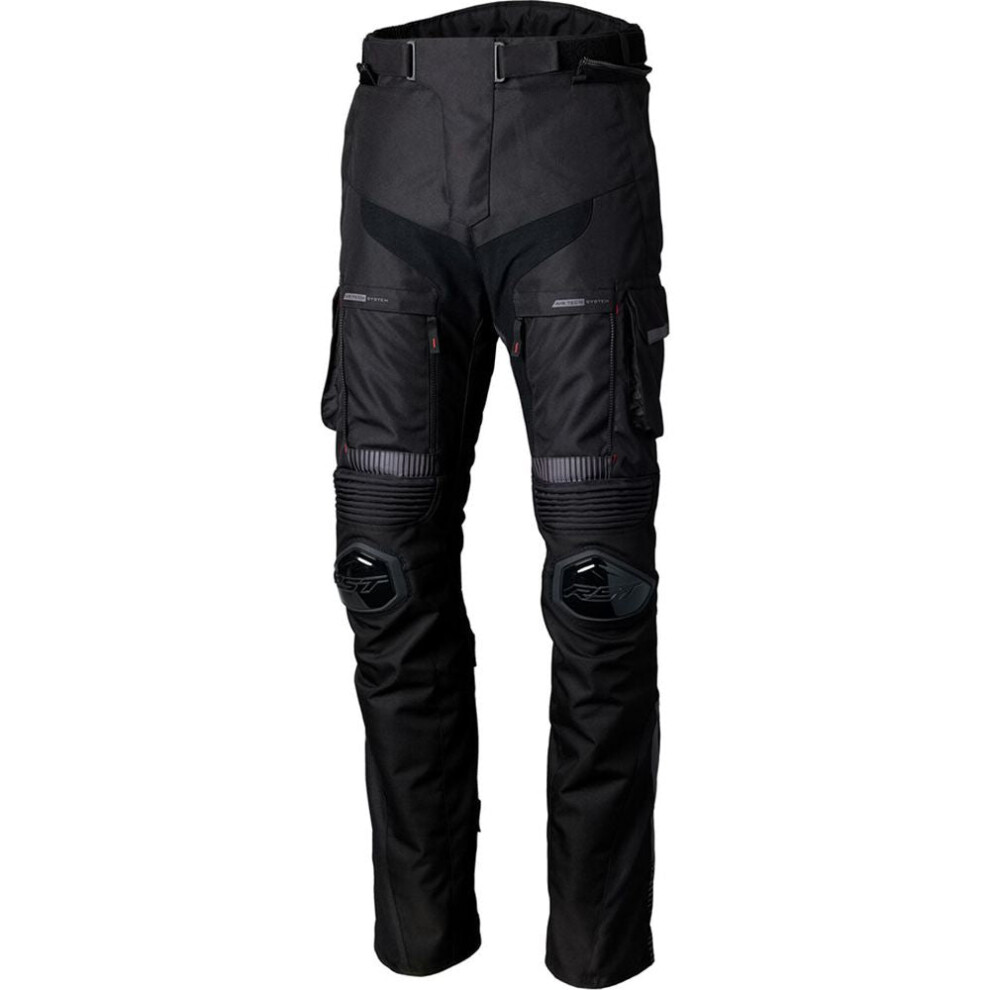 (UK 38 (Short Leg)) RST Pro Series Ranger CE Textile Jeans Black / Black-image-OPC-PFTBRDG-NEW