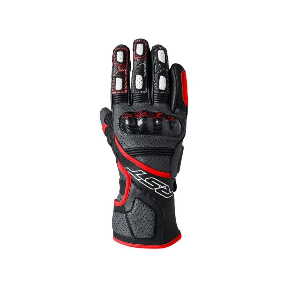 (S) Rst Fulcrum Ce Gloves Grey / Red / Black Black,Red,Grey 5056558117061