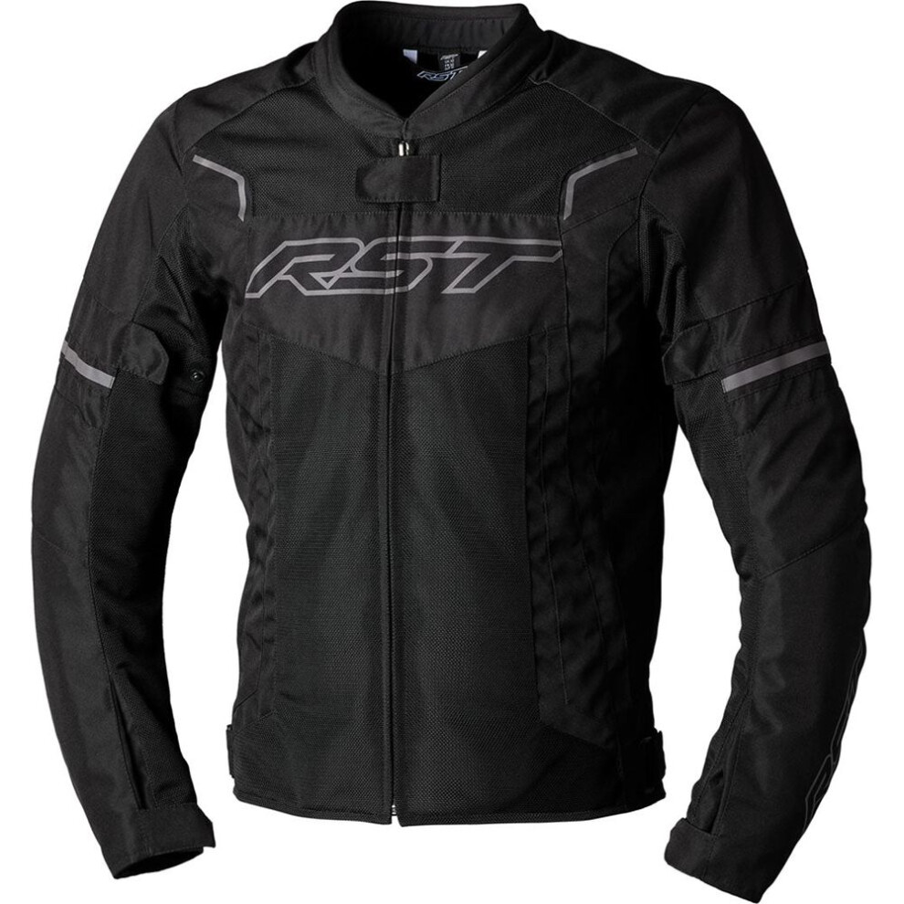 (Uk 46) Rst Pilot Evo Air Ce Textile Jacket / Black 5056558113063