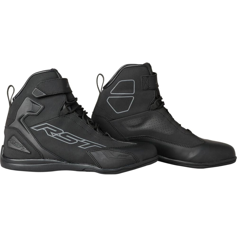 RST Sabre Waterproof Motorcycle Boots - UK 10.5 / Eur 45 - Black, Black - Image 3