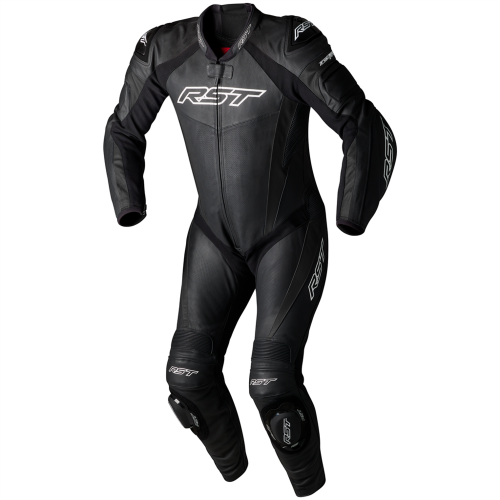 (UK 48) RST Tractech Evo 5 CE Leather Suit Black / Black / Black