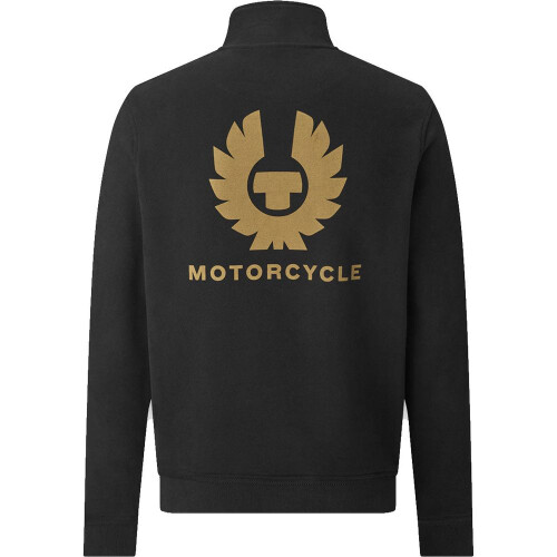 (S) Belstaff Quarter Zip Jersey Black 1