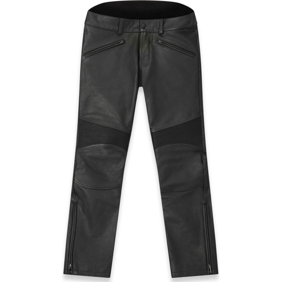 (UK 36) Belstaff McGregor Leather Trouser Black-image-OPC-PFTBT8S-NEW
