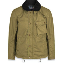 (L) Belstaff Convoy Waxed Cotton Jacket Olive