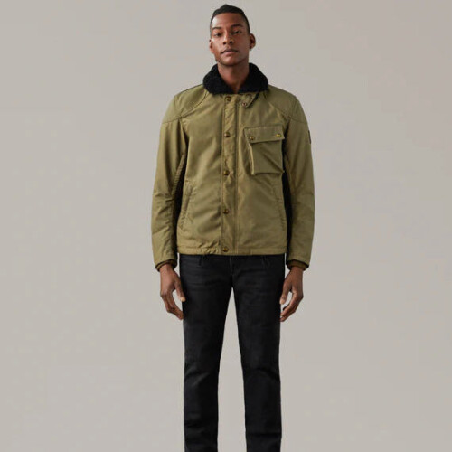 (S) Belstaff Convoy Waxed Cotton Jacket Olive 1