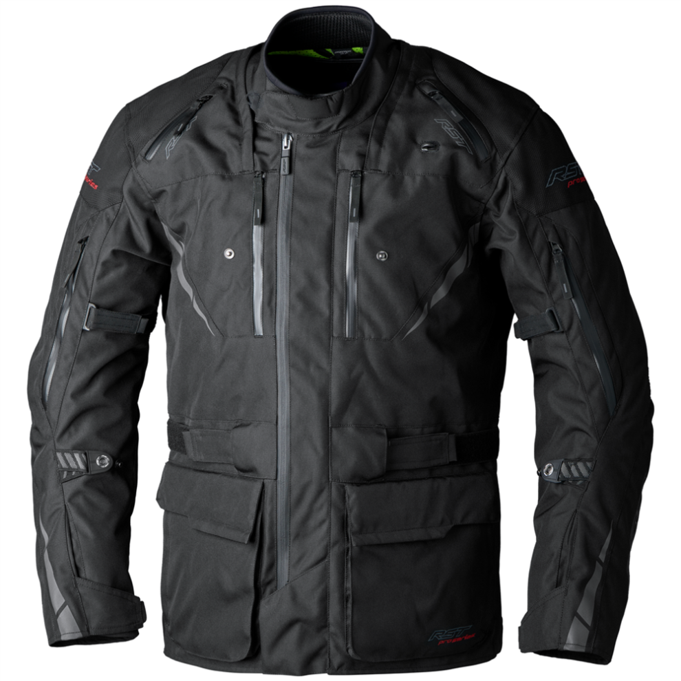 (UK 40) RST Pro Series Paragon 7 CE Textile Jacket Black / Black-image-OPC-PFTBV92-NEW