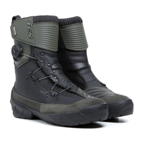 (EU 45) TCX Infinity 3 Mid Waterproof Boots Black / Green
