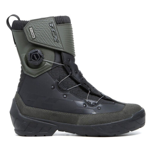(EU 45) TCX Infinity 3 Mid Waterproof Boots Black / Green 1