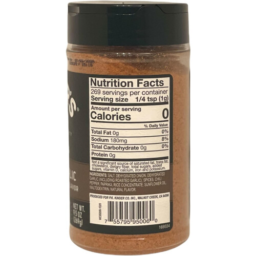 Kinder's Woodfired Garlic Rub - 9.5oz (Pack of 2) 2