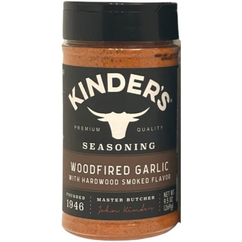 Kinder's Woodfired Garlic Rub - 9.5oz (Pack of 2)