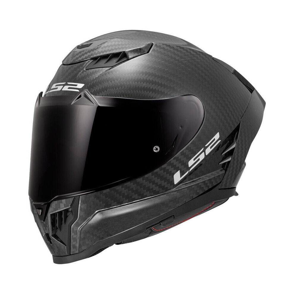 (Xl) Ls2 Ff807 Dragon Full Face Helmet Matt Carbon - Image 4