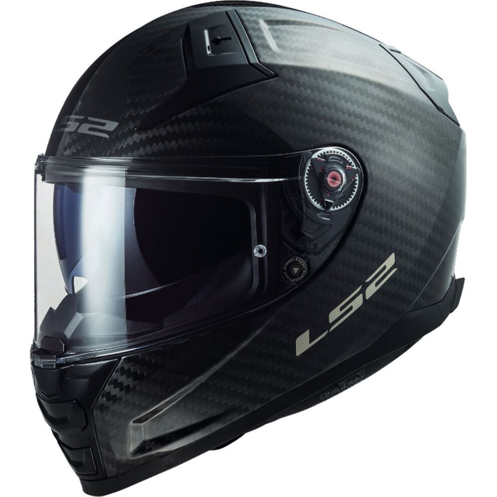 (Xs) Ls2 Ff811 Vector 2 Carbon Ece 22.06 Full Face Helmet Gloss Carbon 6923221126431