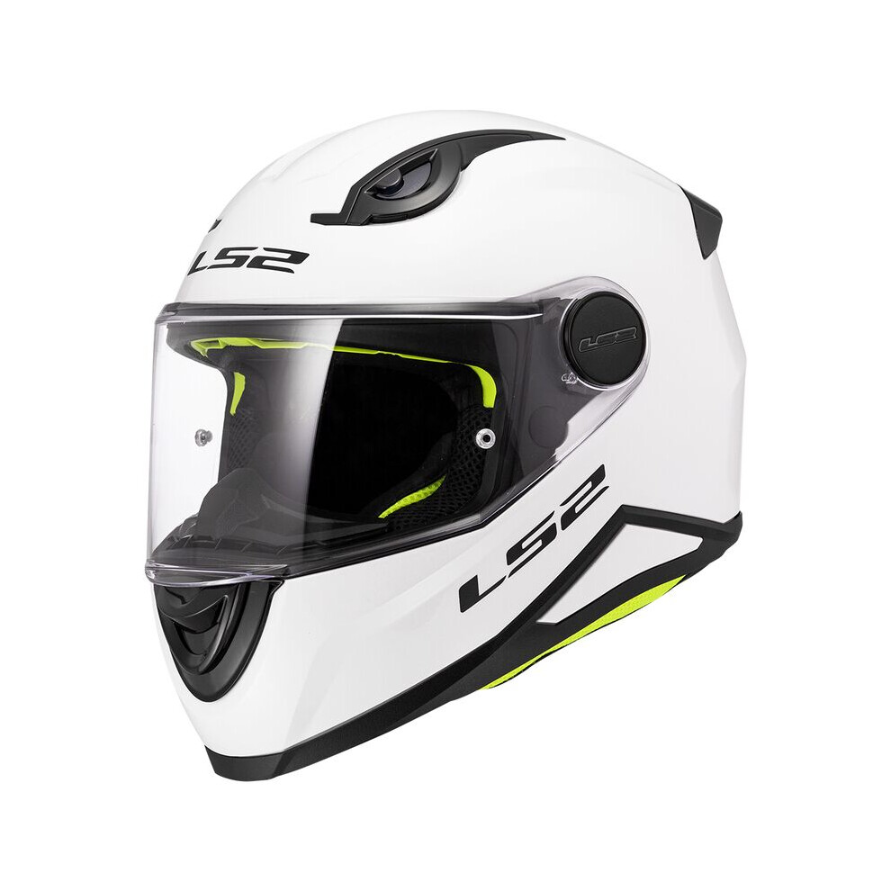 Ls2 White (L) Ff812 Kids Full Face Helmet Solid