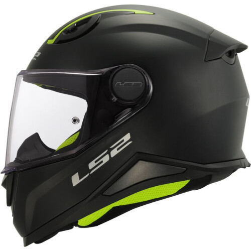 (M) LS2 FF812 Kids Full Face Helmet Solid Matt Black