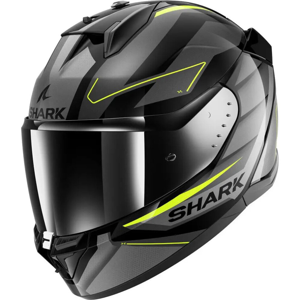 (S) Shark D-Skwal 3 Full Face Helmet Sizler Black / Grey / Yellow-image-OPC-PFTC2YX-NEW
