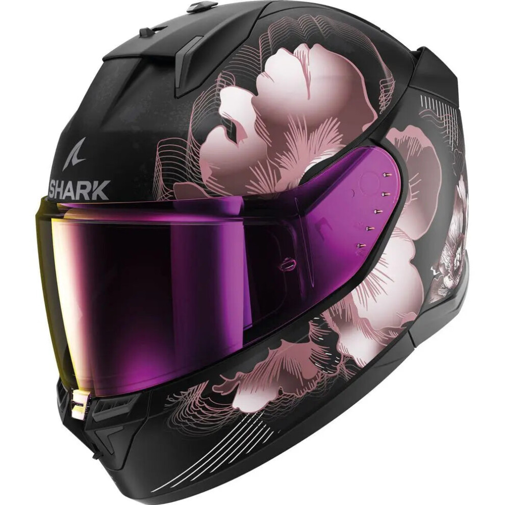 Photos - Motorcycle Helmet SHARK (XL)  D-Skwal 3 Full Face Helmet Mayfer Black / Anthracite / Chrome Black 210/HE0927E/KVQ5 