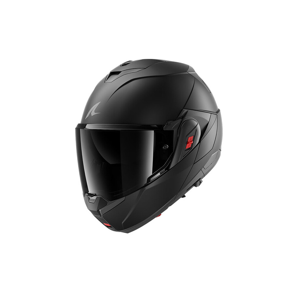 (XS) Shark OXO Flip Up Helmet Dark Shadow Matt Black-image-OPC-PFTC5W9-NEW