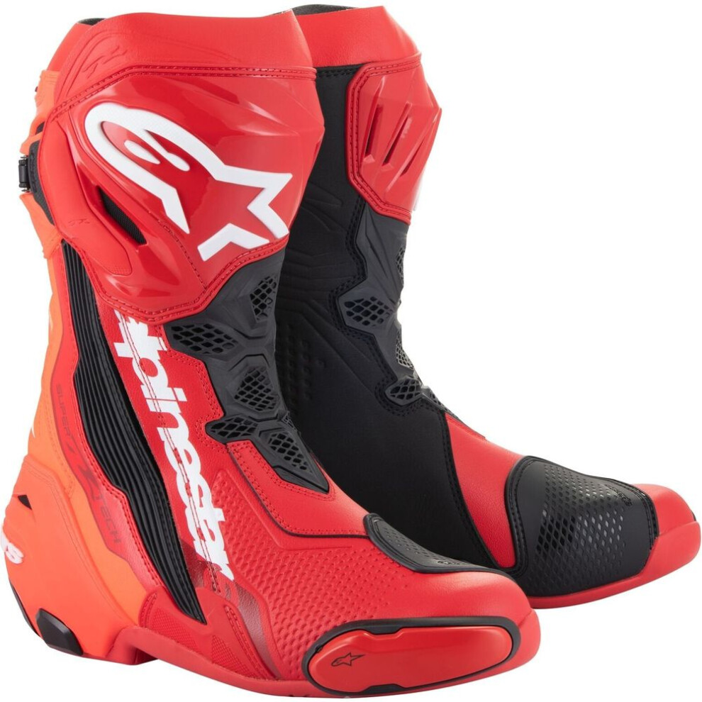 (Eu 48) Alpinestars Supertech R Boots Bright / Fluo Red 8059347330860