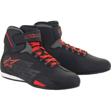 (EU 42) Alpinestars Sektor Riding Shoes Black / Bright Red