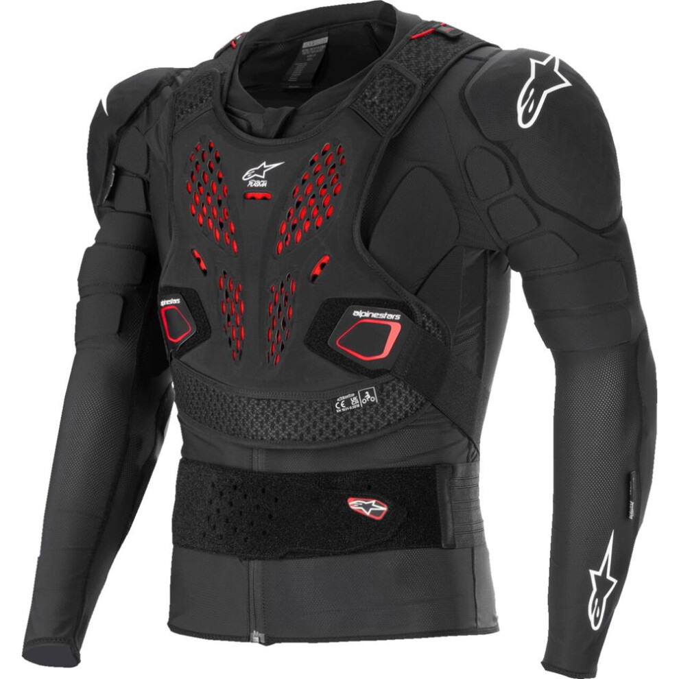 (S) Alpinestars Bionic Pro V3 Plasma Protection Jacket Black / Red / White White,Black,Red 8059347408231