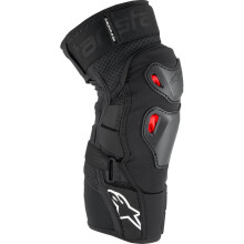 (S / M) Alpinestars Bionic Pro Plasma Knee Protectors Black / Red / White