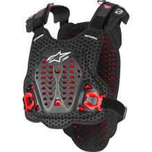 (XL / XXL) Alpinestars A-5 Plasma Chest Protector Black / Red / White