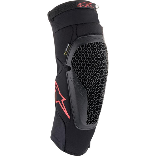 (S / M) Alpinestars Bionic Flex Knee Protectors Black / Red