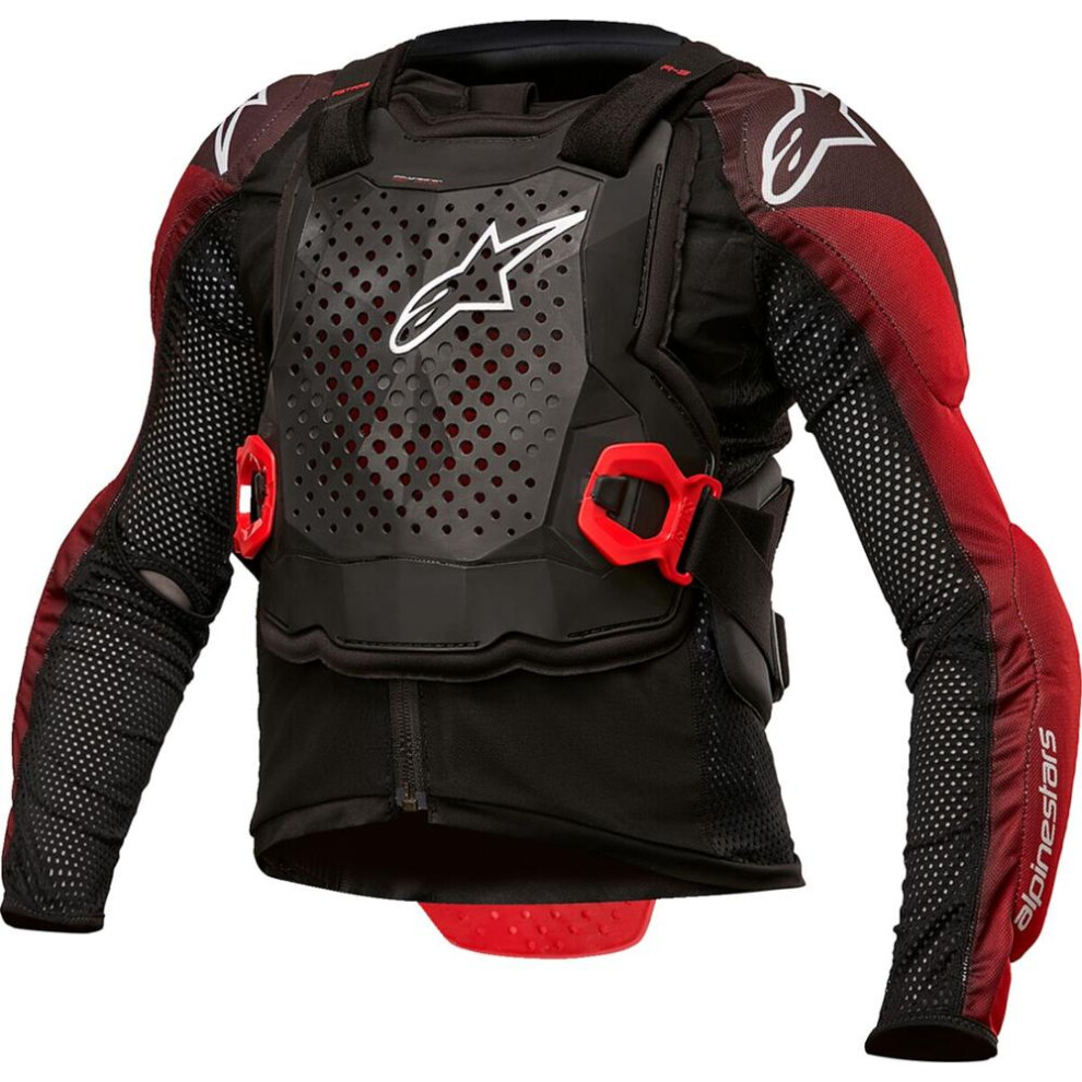 (S / M) Alpinestars Bionic Tech Youth Protected Jacket Black / White / Red White,Black,Red 8059347201641