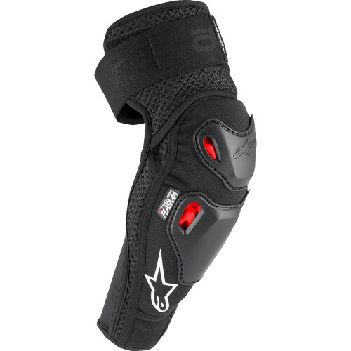 (S / M) Alpinestars Bionic Pro Plasma Elbow Protectors Black / Red / White