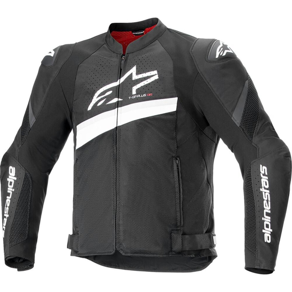 (S) Alpinestars T-GP Plus R V4 Air Textile Jacket Black / White-image-OPC-PFTC9DG-NEW