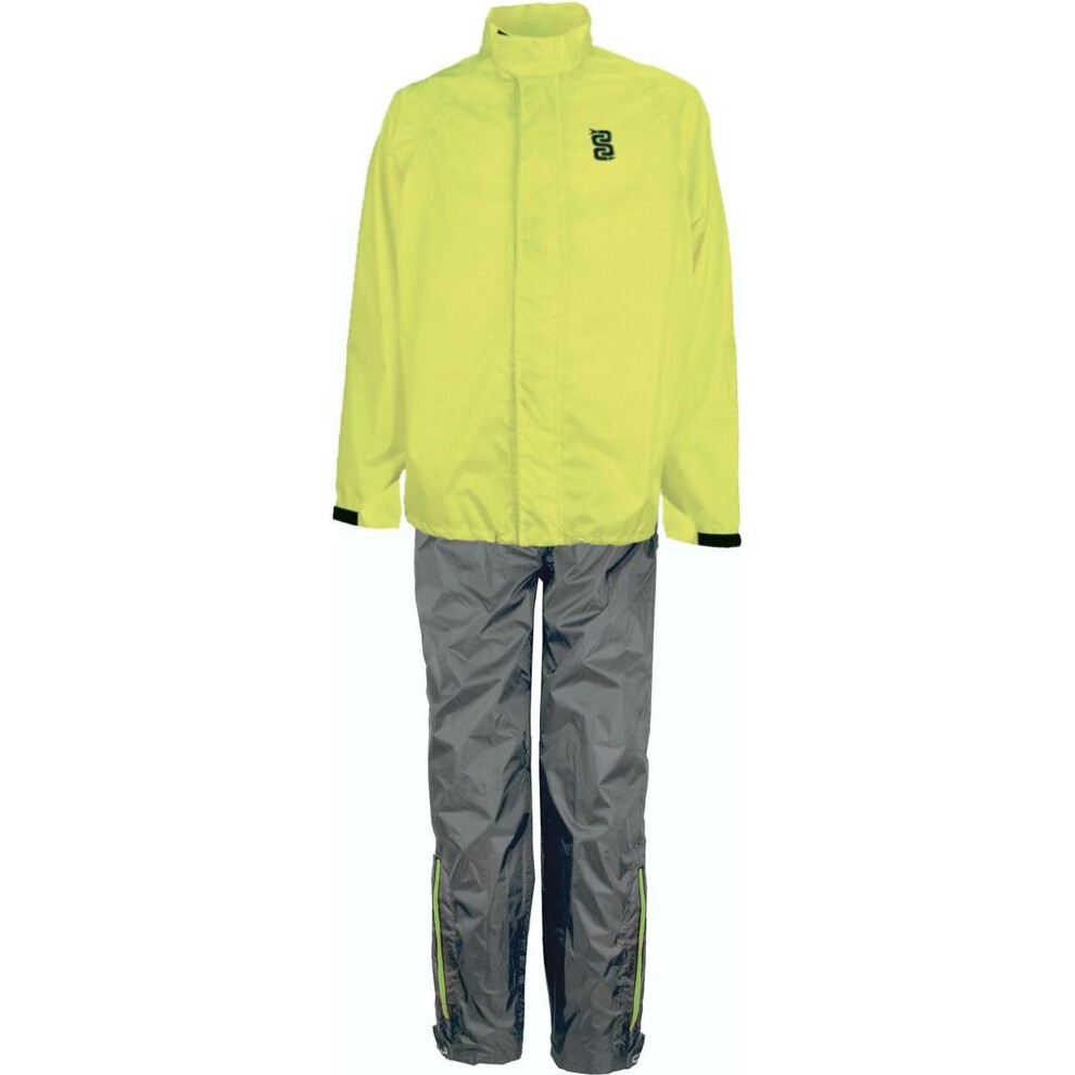 (L) Oj Atmosfere Metropolitane System Set Two-Piece Rainsuit Black / Hi-Vis Yellow Black,Yellow 8057509036131