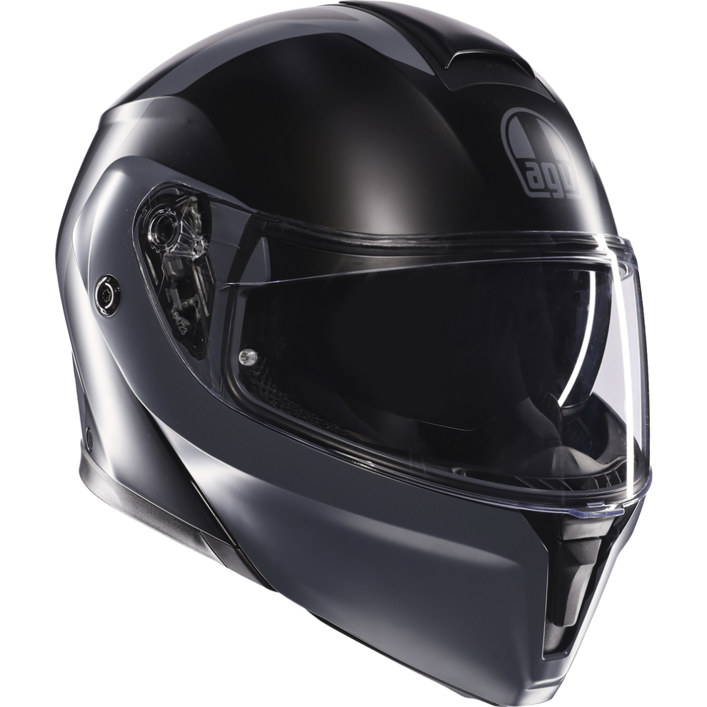 (M) AGV Street Modular Resia Flip-Up Helmet Black / Grey-image-OPC-PFTCDPS-NEW
