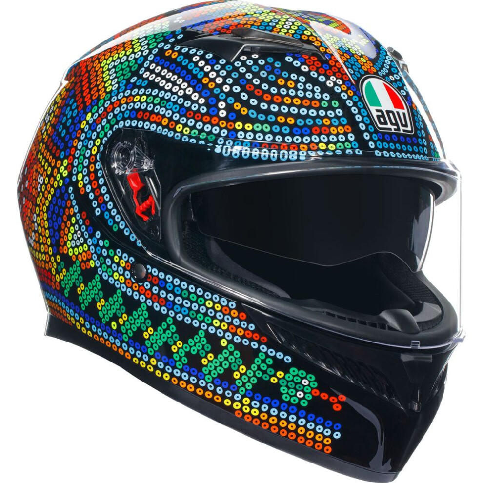 (S) Agv K3 Rossi Winter Test 2018 Ece 22.06 Full Face Helmet Replica 8051019558824