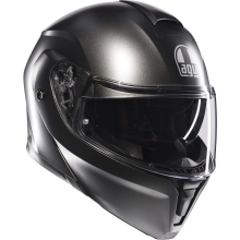 (XS) AGV Street Modular Solid Flip-Up Helmet Matt Asfalto Grey