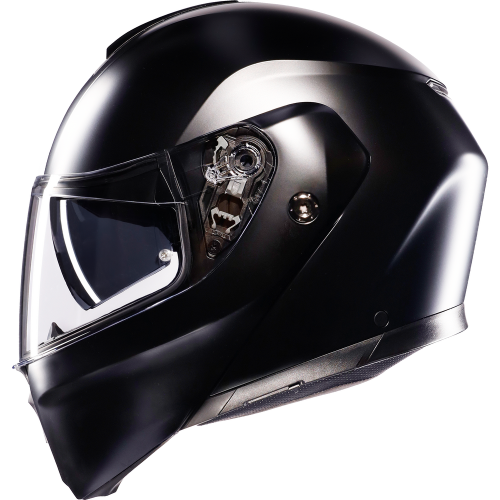 (L) AGV Street Modular Solid Flip-Up Helmet Matt Black 1