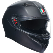 (L) AGV K3 Solid ECE 22.06 Full Face Helmet Matt Black