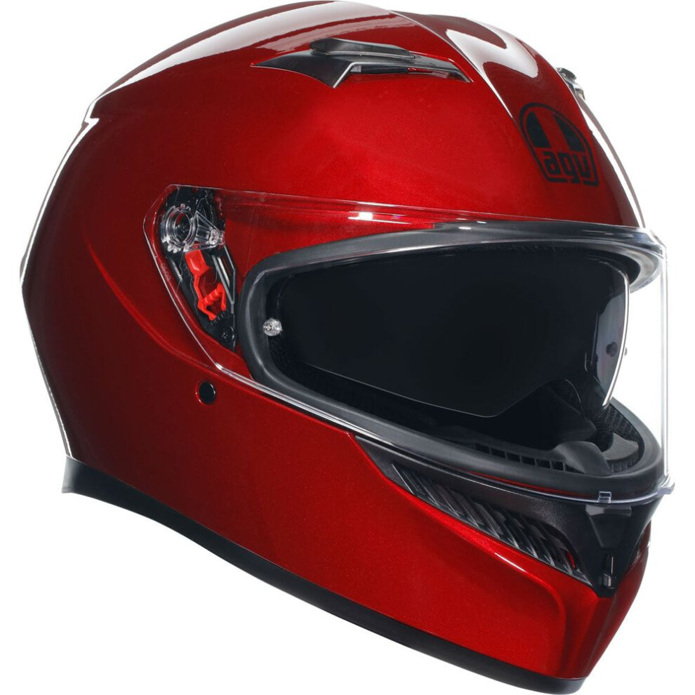 (L) Agv K3 Solid Ece 22.06 Full Face Helmet Competizione Red 8051019607850