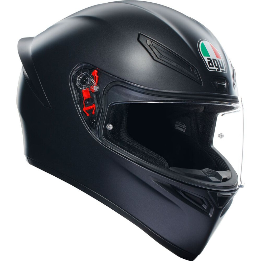 (S) Agv K1-S Solid Full Face Helmet Matt Black 8051019575951