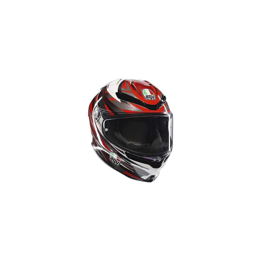 (Xl) Agv K6-S Reeval Full Face Helmet White / Red / Grey White,Red,Grey 8051019743220