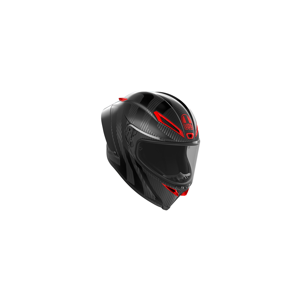 AGV Pista GP-RR Intrepido Matt Carbon/Black/Red FIM Track Sport Race Carbon H... - Image 4