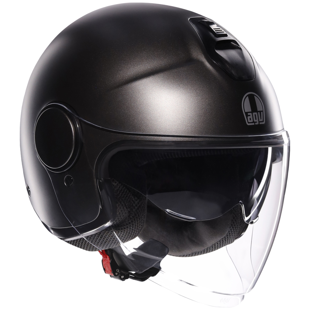 (Xs) Agv Eteres Solid Open Face Helmet Asfalto Grey 8051019749505