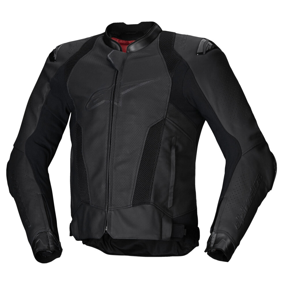 (56) Alpinestars Missile V3 Airflow Leather Jacket / Black 8059347394183