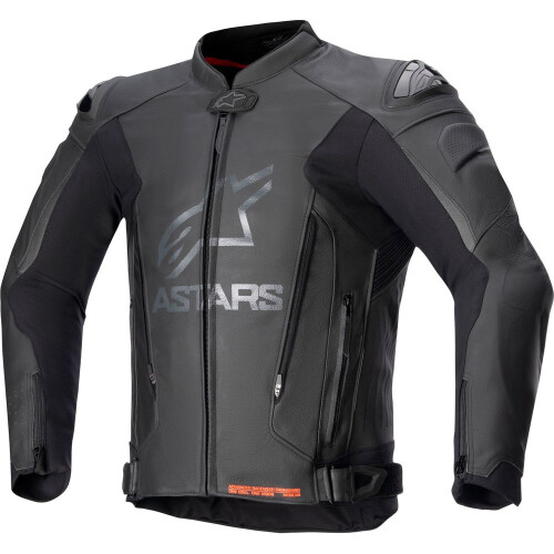 (EU 50) Alpinestars GP Plus V4 Leather Jacket Black / Black