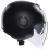 (M) AGV Eteres Solid Open Face Helmet Matt Black 3
