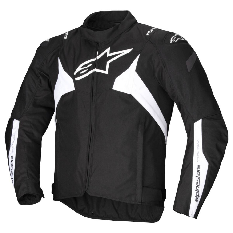 (M) Alpinestars T Jaws V4 Waterproof Textile Jacket Black / White-image-OPC-PFTCGR8-NEW