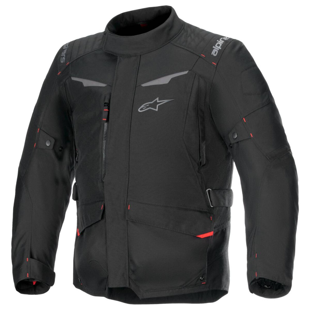 (M) Alpinestars St 1 All Weather Waterproof Textile Jacket Black 8059347399607
